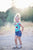 Teal Floral Cap Sleeve Leotard