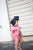 Coral Flutter Sleeve Leotard