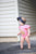 Coral Flutter Sleeve Leotard