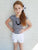 Black & White Stripe Cap Sleeve Leotard