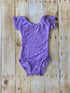Lavender Short Sleeve Lace Leotard (size up)