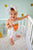 White Messy Bow