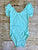 Mint Flutter Sleeve Leotard