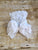 White Messy Bow
