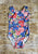 Blue Floral Tank Top Leotard