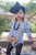 Black with white hearts long sleeve with single ruffle Leotard (read description)