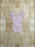 Dancing Wildflowers Flutter Sleeve Leotard