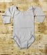 Light Gray Long Sleeve Leotard
