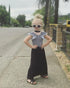 Houndstooth Flutter Sleeve Leotard