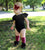 Black Flutter Sleeve Leotard