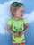 Lime Cap Sleeve Leotard