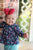 Raspberry Messy Bow