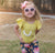 Light Yellow Flutter Sleeve Leotard
