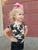 Camo Print Cap Sleeve Leotard