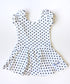 Dottie Cap Sleeve Skirted Leotard - Scoop Back