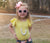 Light Yellow Flutter Sleeve Leotard