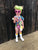 80's Baby Flutter Sleeve Leotard