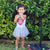 Gray Glitter Tutu Dress - SIZE UP