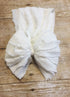 Ivory Messy Bow
