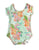 Precious Paisley Cap Sleeve Leotard (read description) - Scoop Back