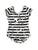 Striped Jack Cap Sleeve Leotard (read description) - Scoop Back