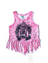 Girl Power with Flower Wreath Fringe