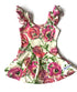 Sweet Paradis Flutter Sleeve Skirted Leotard - Scoop Back
