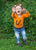 Orange Long Sleeve Leotard