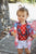 Red with White Stars Tank Top Leotard