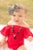 Red Flutter Sleeve Leotard