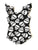 Skulls Flutter Sleeve Leotard (read description) - Scoop Back
