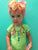 Lime Green Short Sleeve Lace Leotard (size up)