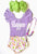 Lavender Flutter Sleeve Leotard