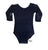 Navy Lace Long Sleeve Leotard - Size up