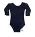 Navy Lace Long Sleeve Leotard - Size up