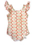Cat Nap Pink Flutter Sleeve Leotard (read description) - Scoop Back