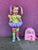 Lime Cap Sleeve Leotard