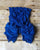 Royal Blue Messy Bow