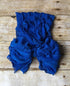 Royal Blue Messy Bow