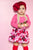 Hot Pink Long Sleeve Leotard
