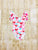 Multi Colored Hearts Flutter Sleeve Leotard