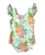 Precious Paisley Flutter Sleeve Leotard (read description) - Scoop Back