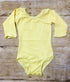 Light Yellow Long Sleeve Leotard