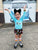 Aqua Long Sleeve Leotard