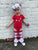 Red Cap Sleeve Leotard