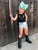 Black Tank Top Leotard