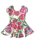 Sweet Paradis Cap Sleeve Skirted Leotard - Scoop Back