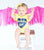 Light Yellow Flutter Sleeve Leotard