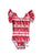 Dashing Through the Snow Flutter Sleeve Leotard