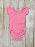 Coral Cap Sleeve Leotard